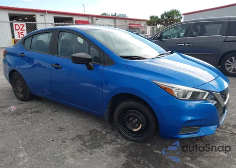 2021 Nissan Versa S Xtronic Cvt z USA, uszkodzony, nr VIN 3N1CN8DV3ML876351